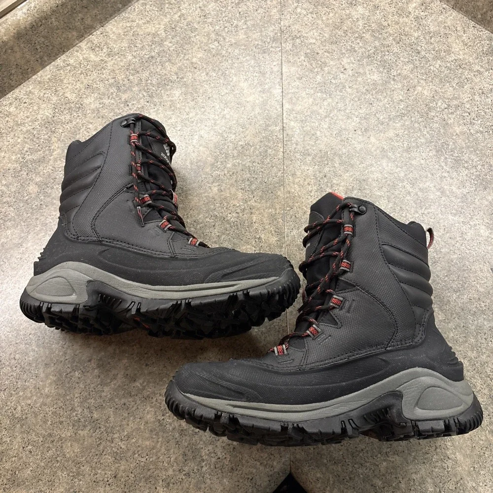Columbia 200 Gram Snow Boots Men's Sz 7 Black TechLite Omni Grip Waterproof